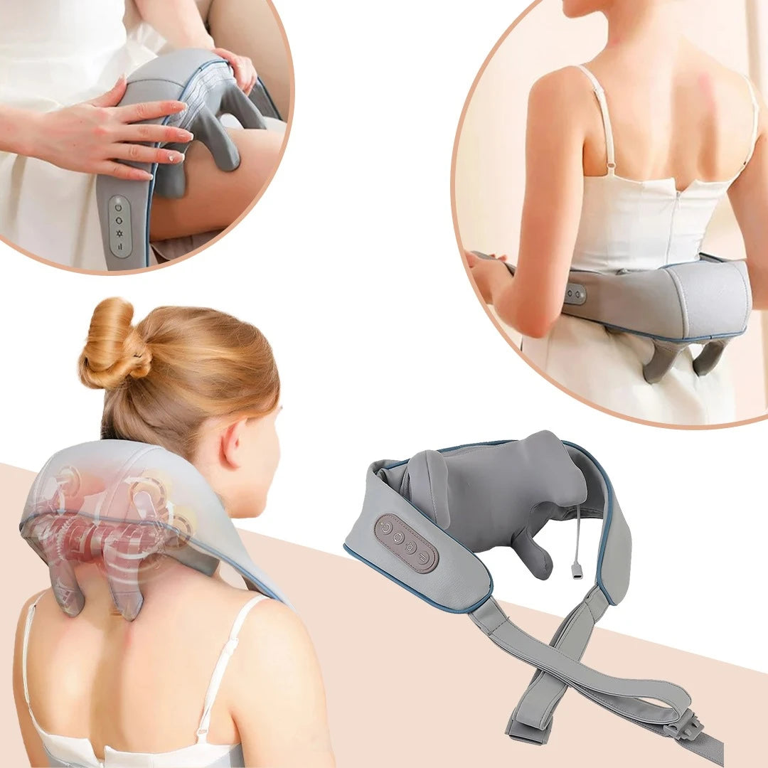 جهاز مساج تدليك الكتف والرقبة مع تحكم ذكي في درجة الحرارة